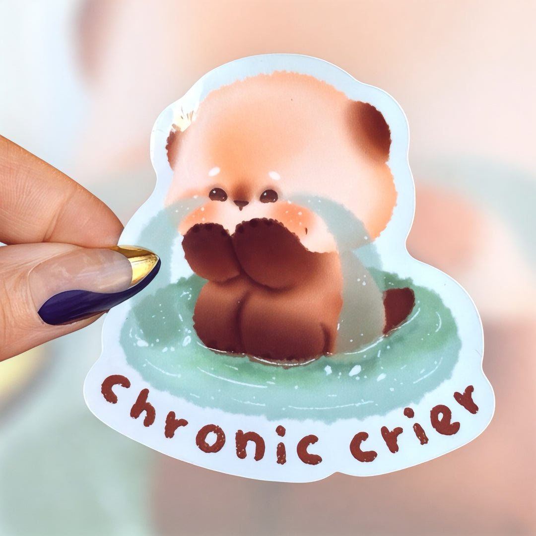 Chronic Crier – Emotional Support Sticker