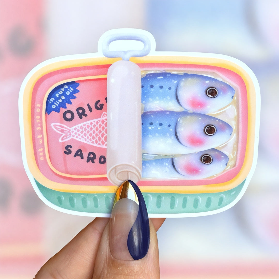 Original Sardines – Retro Fish Tin Sticker