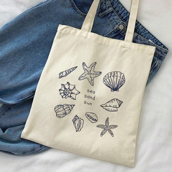 100% Recycled Canvas Tote Bag – Natural Color