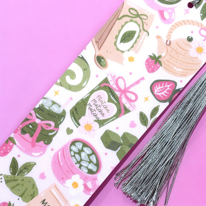 Matcha Girly Bookmark