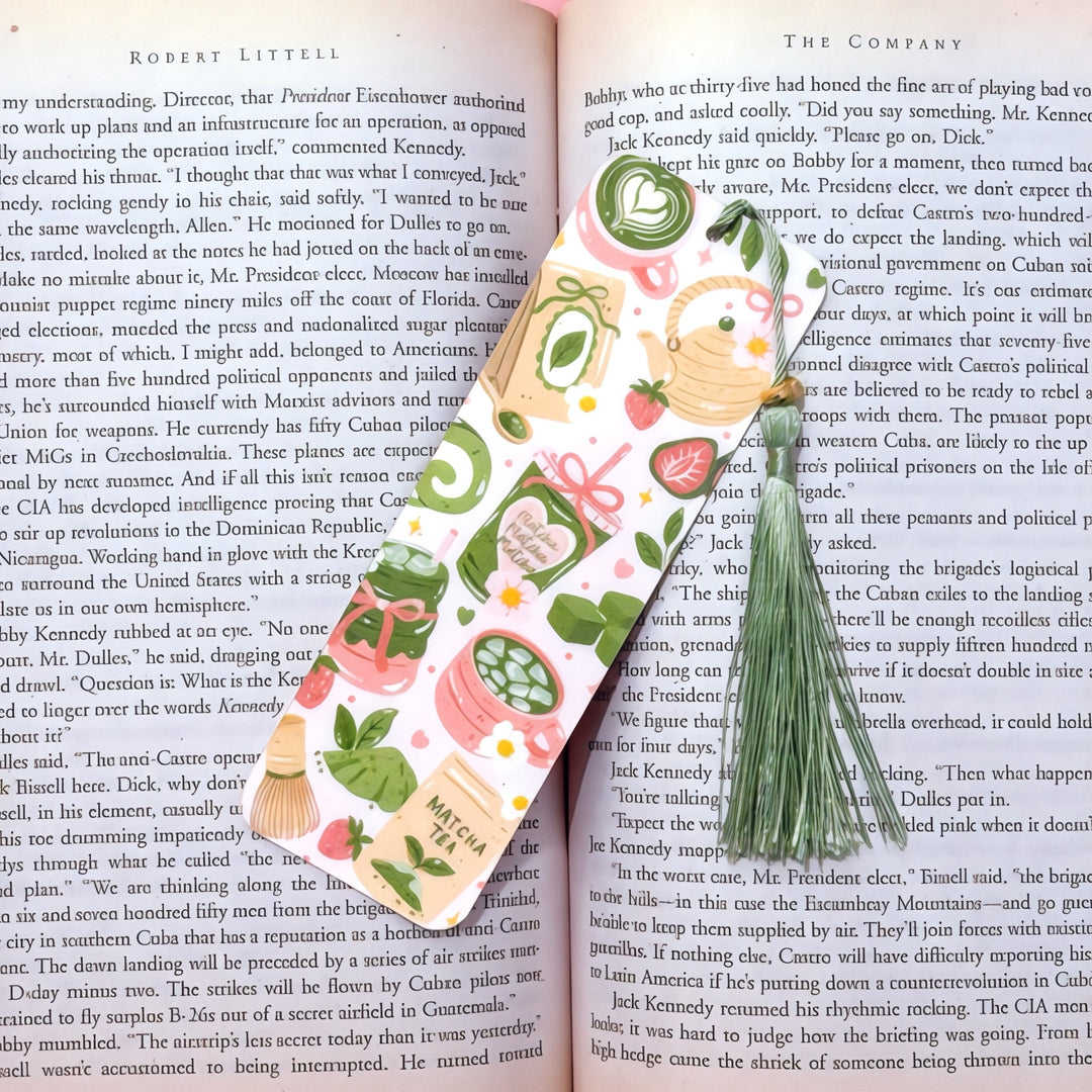 Matcha Girly Bookmark