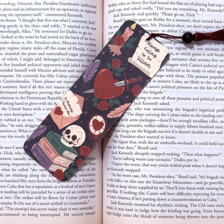 Falling for the Villain Bookmark