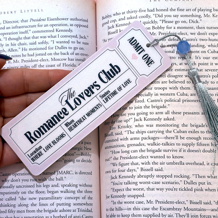 Romance Lovers Club Bookmark