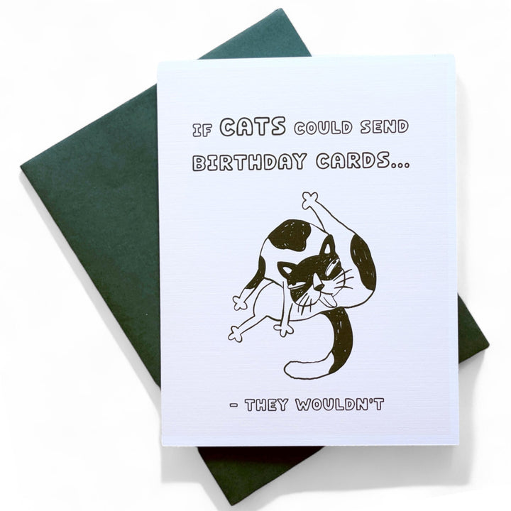 If Cats Could Send Birthday Cards - Gift Card