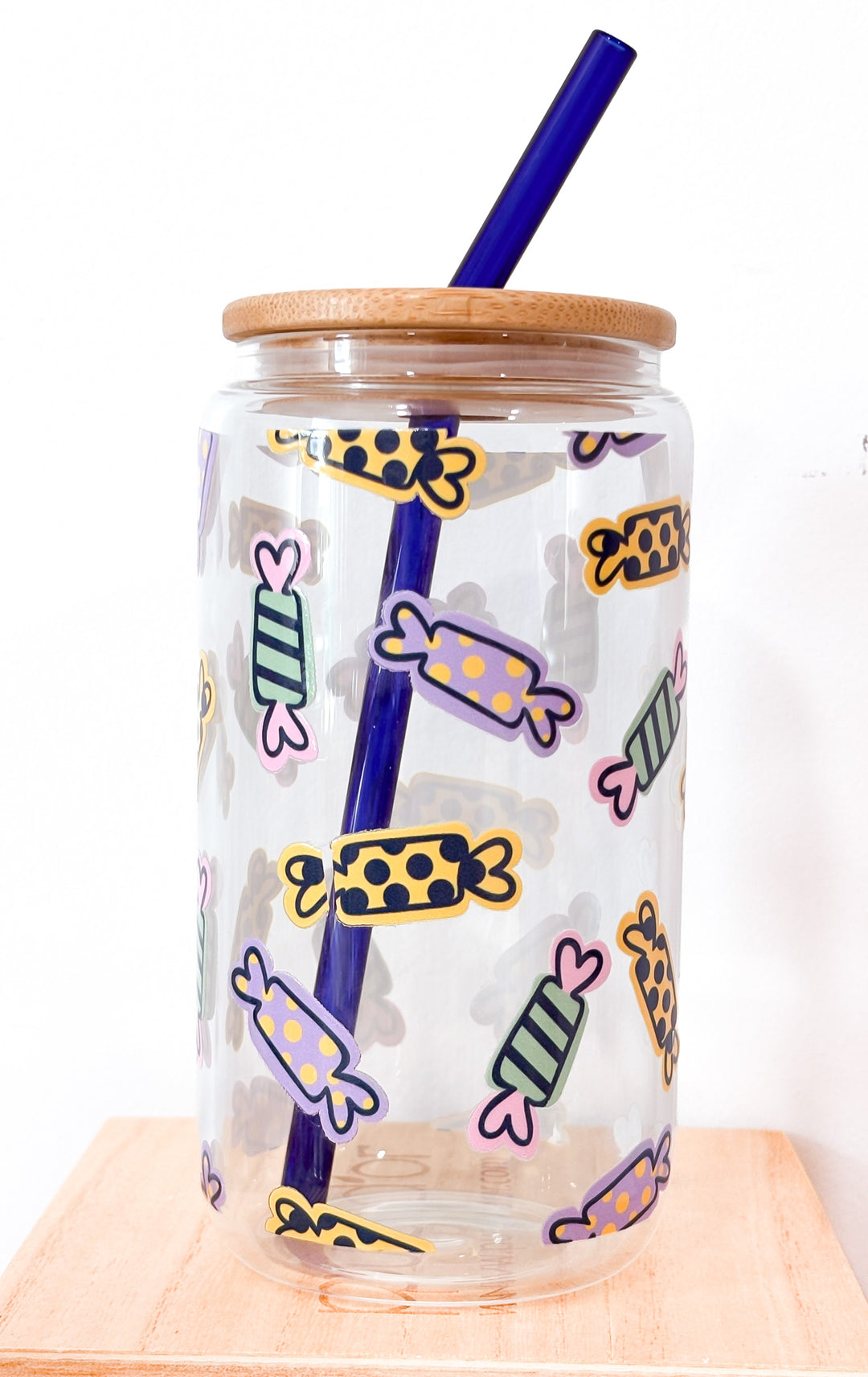Candy Pop Glass Cup – 16oz