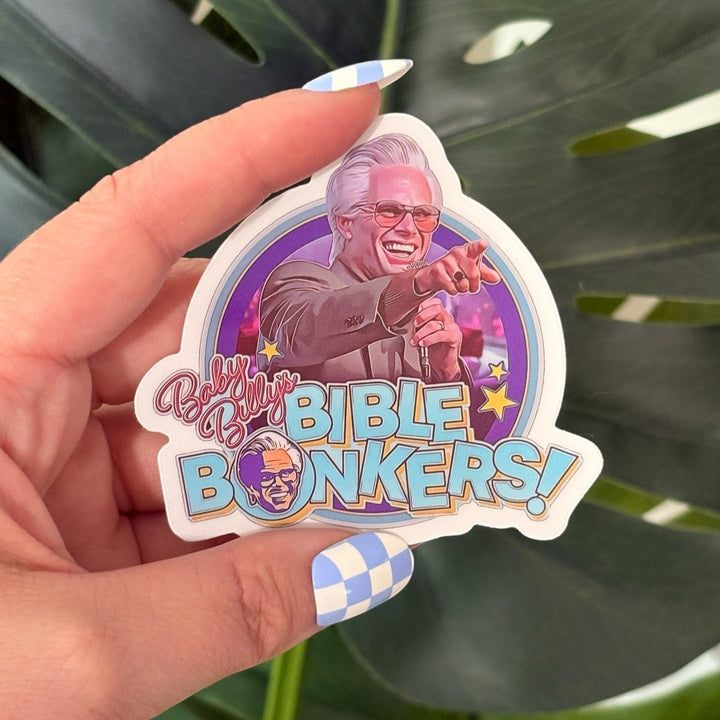 Baby Billy’s Bible Bonkers Vinyl Sticker