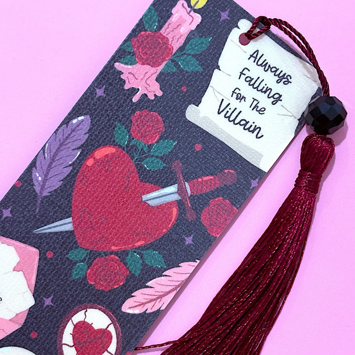 Falling for the Villain Bookmark