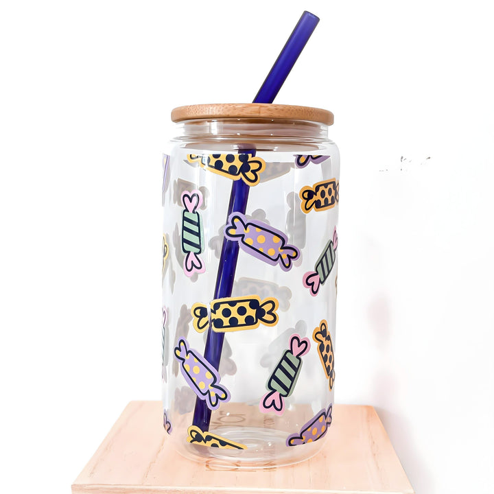 Candy Pop Glass Cup – 16oz