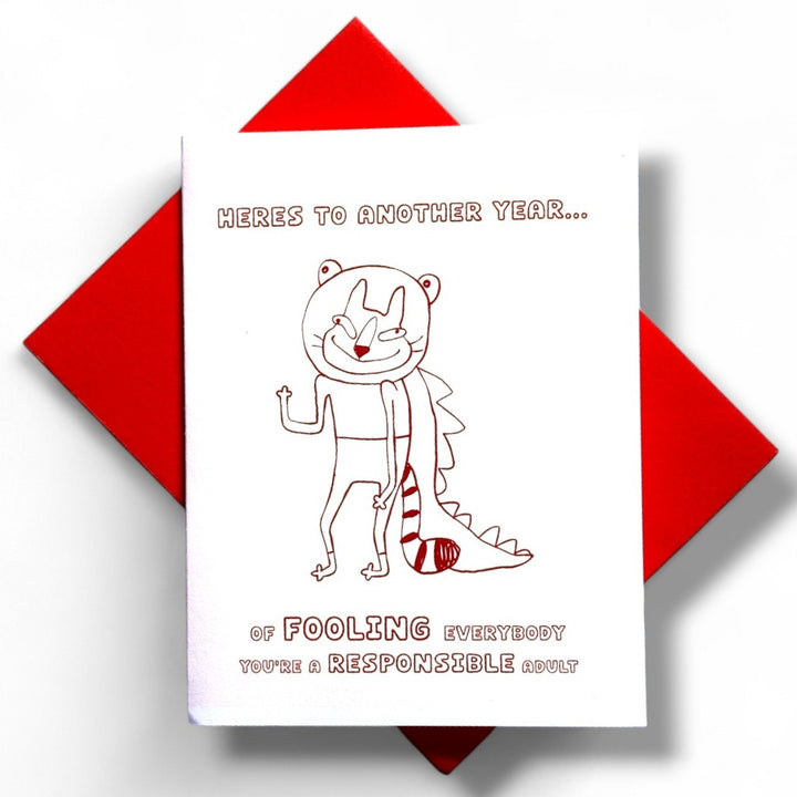 Responsible Adult Birthday Card